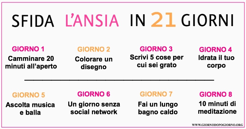 Ansia: come sfidarla e vincerla in 21 giorni