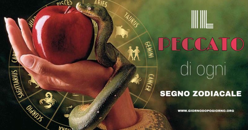 Il peccato di ogni segno Zodiacale