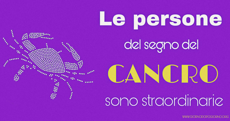segno del cancro