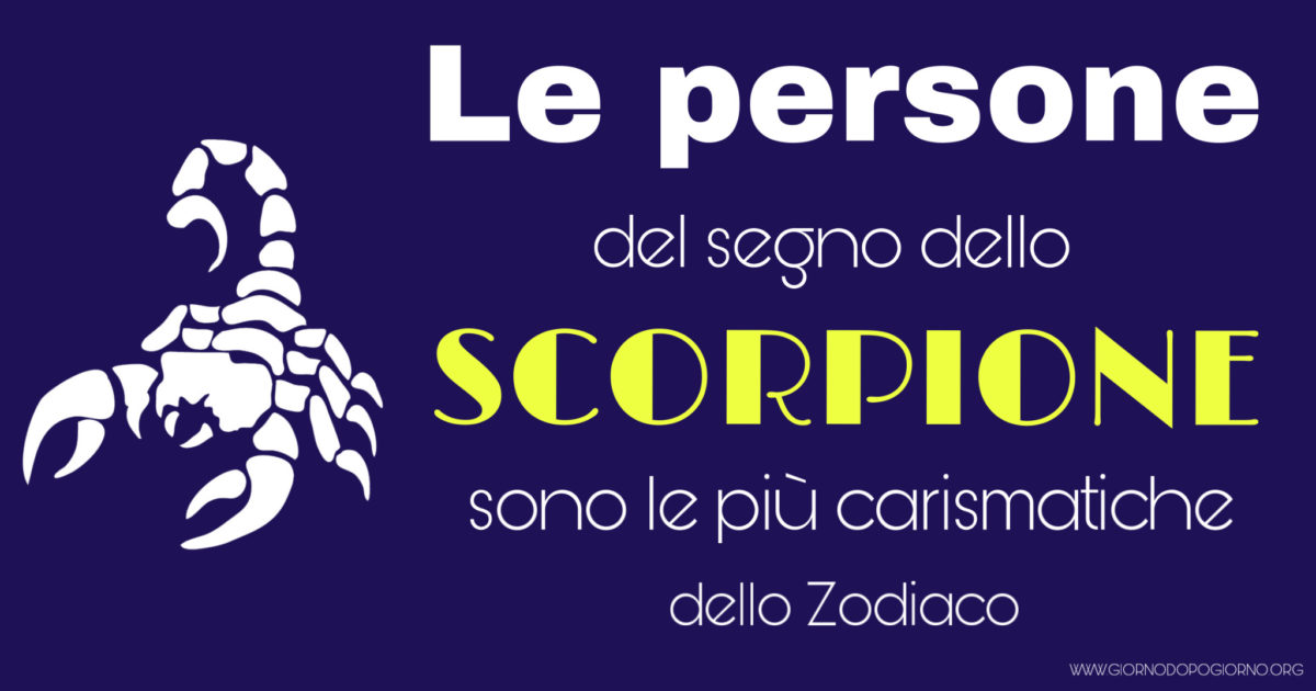 Carisma dello scorpione