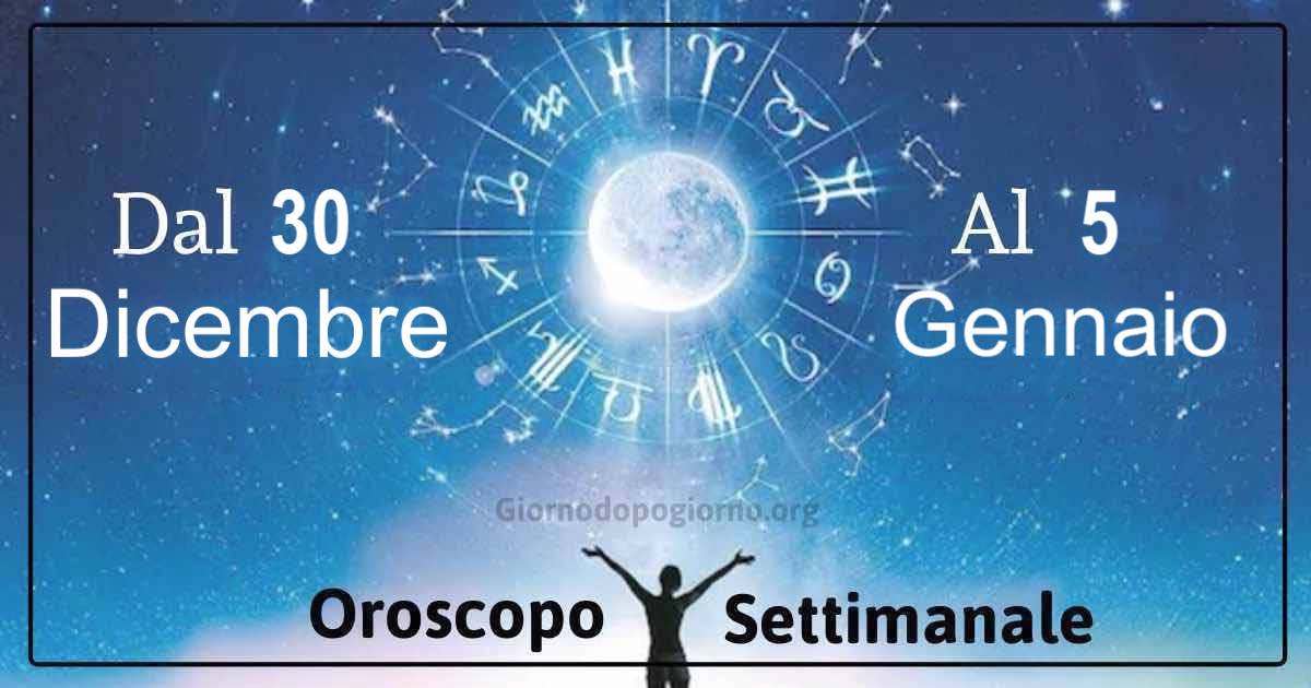 oroscopo settimanale