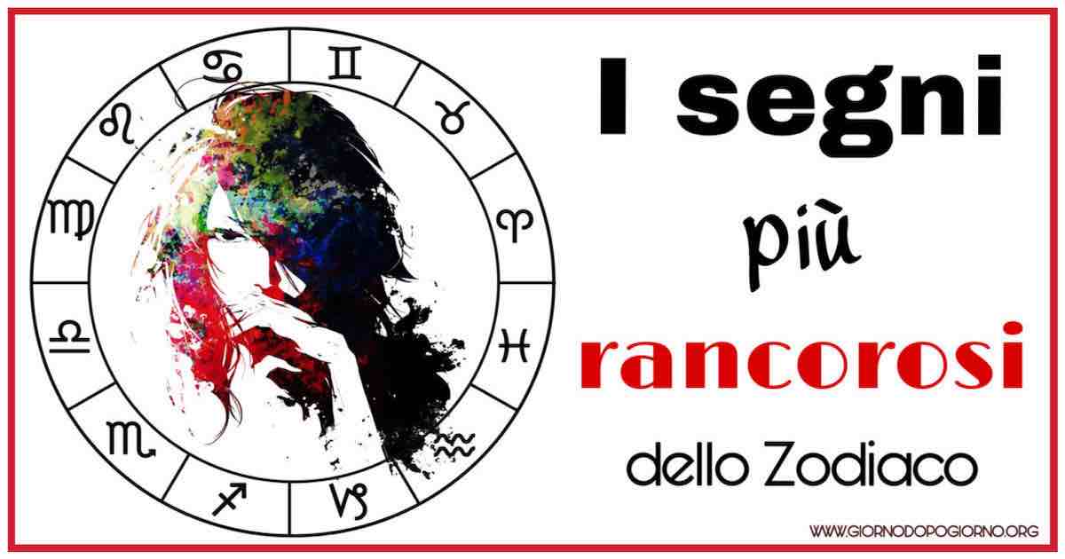 Segni zodiacali che non serbano rancore