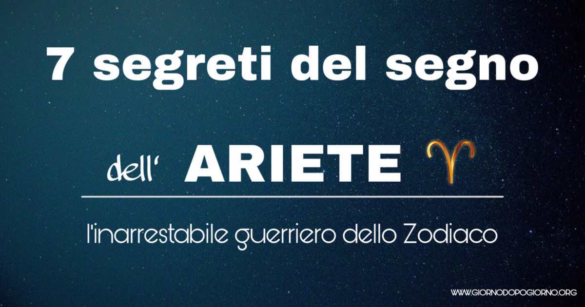 i segreti del segno di ariete