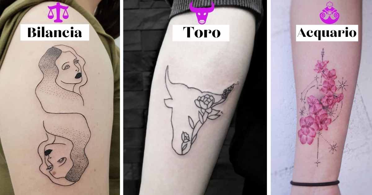 Il Tatuaggio Piu Adatto Ad Ogni Segno Zodiacale Scegli Tra Le 3 Opzioni