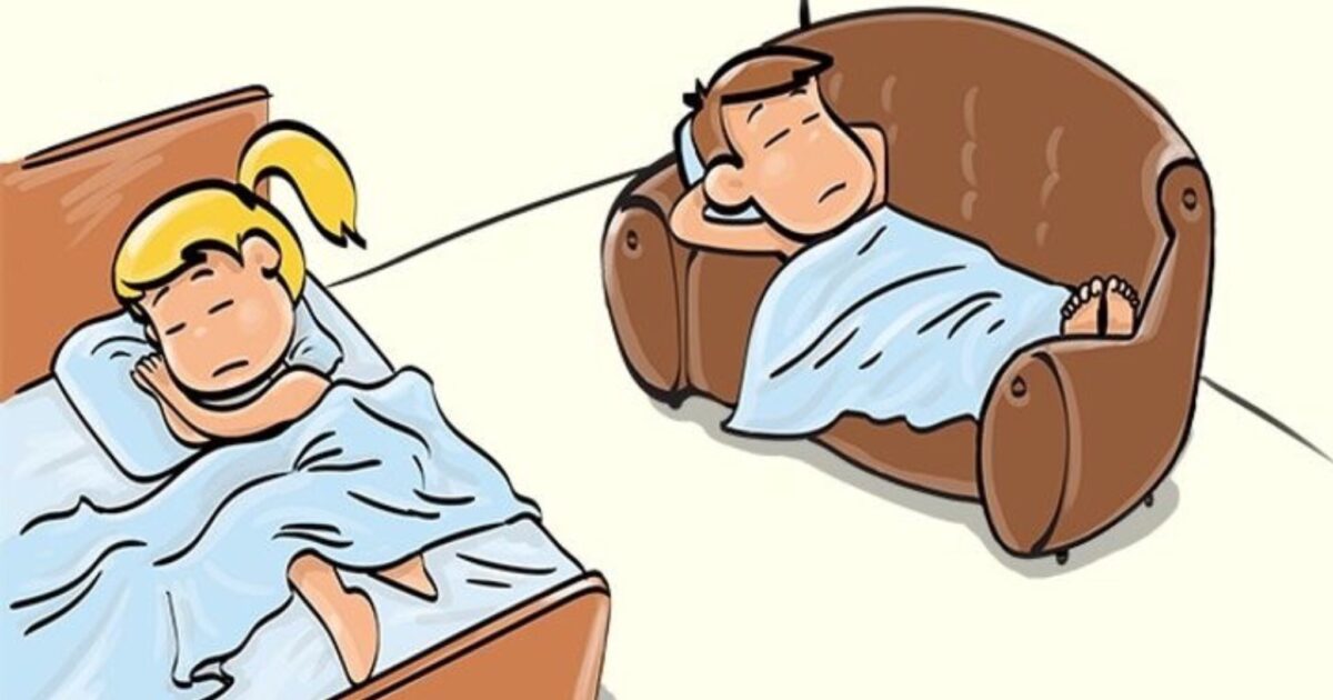 Non andare mai a dormire arrabbiato