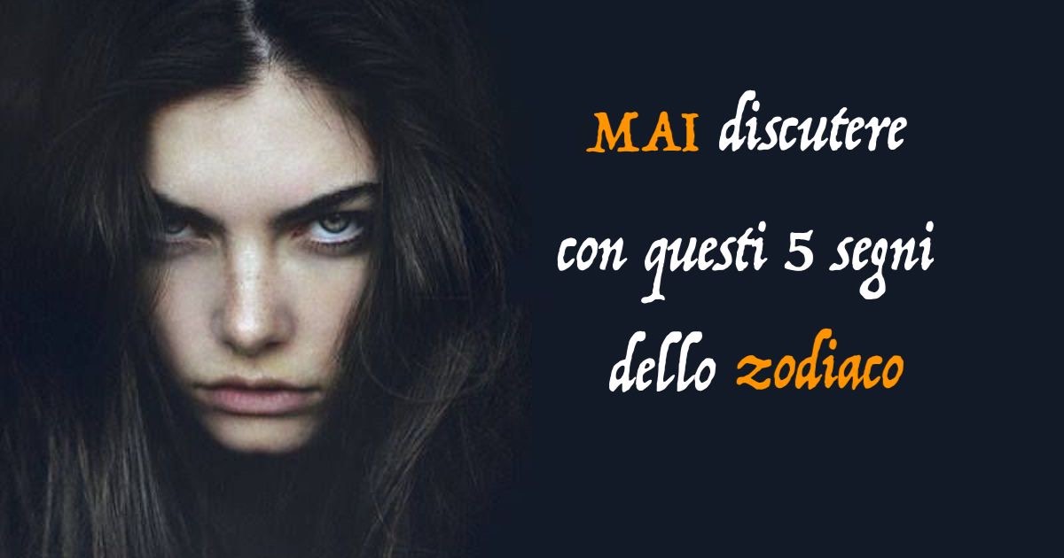 non discutere segni dello Zodiaco